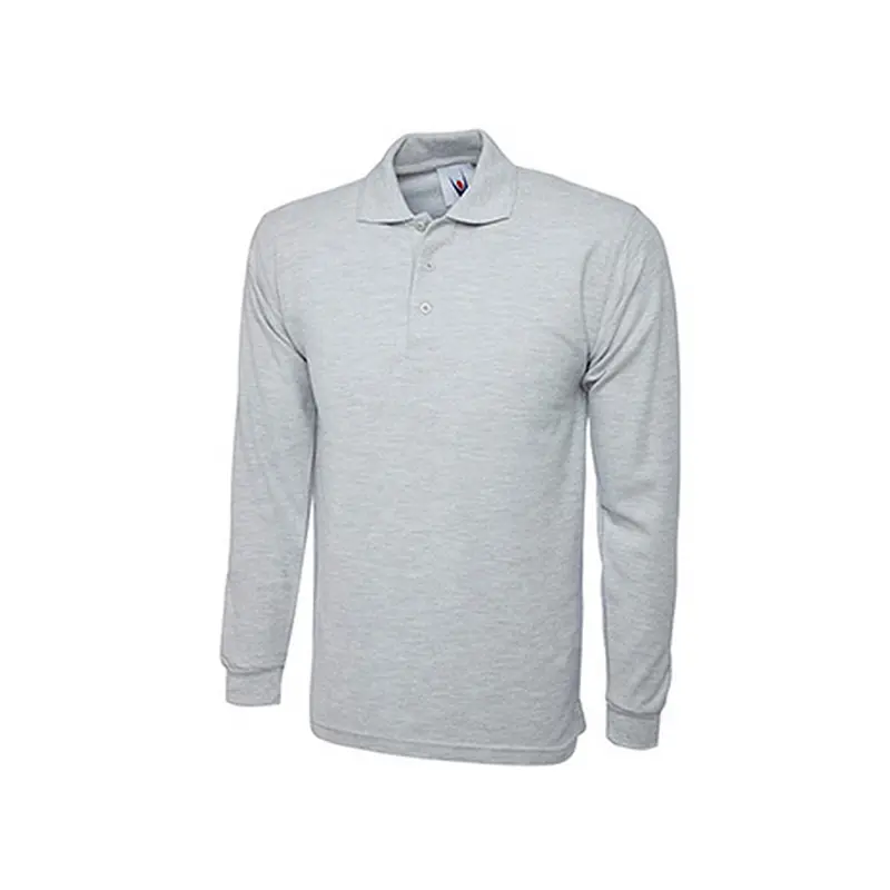 Long Sleeve Pique Polo Shirt